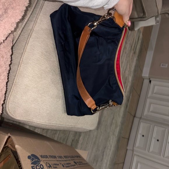 Dooney & Bourke Nylon Shoulder Bag in Navy Blue - Picture 4 of 8